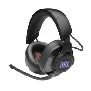 JBL Quantum 600 - Black - Wireless over-ear performance PC gaming headset with surround sound and game-chat balance dial - Hero